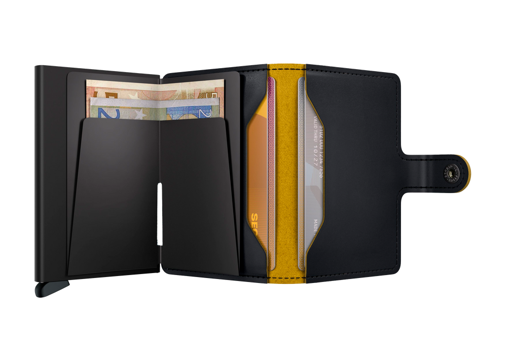 Miniwallet Matte Black Ochre