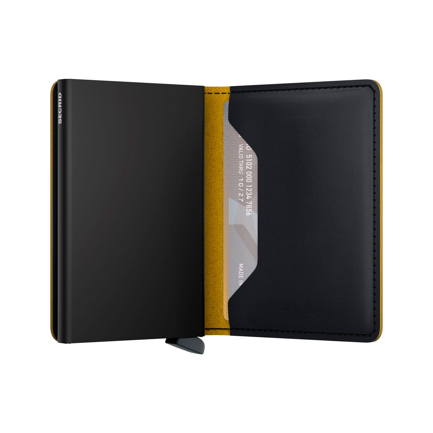 Slimwallet Matte Black Ochre