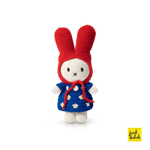 Miffy | Red Hat + Blue Flower Dress Doll