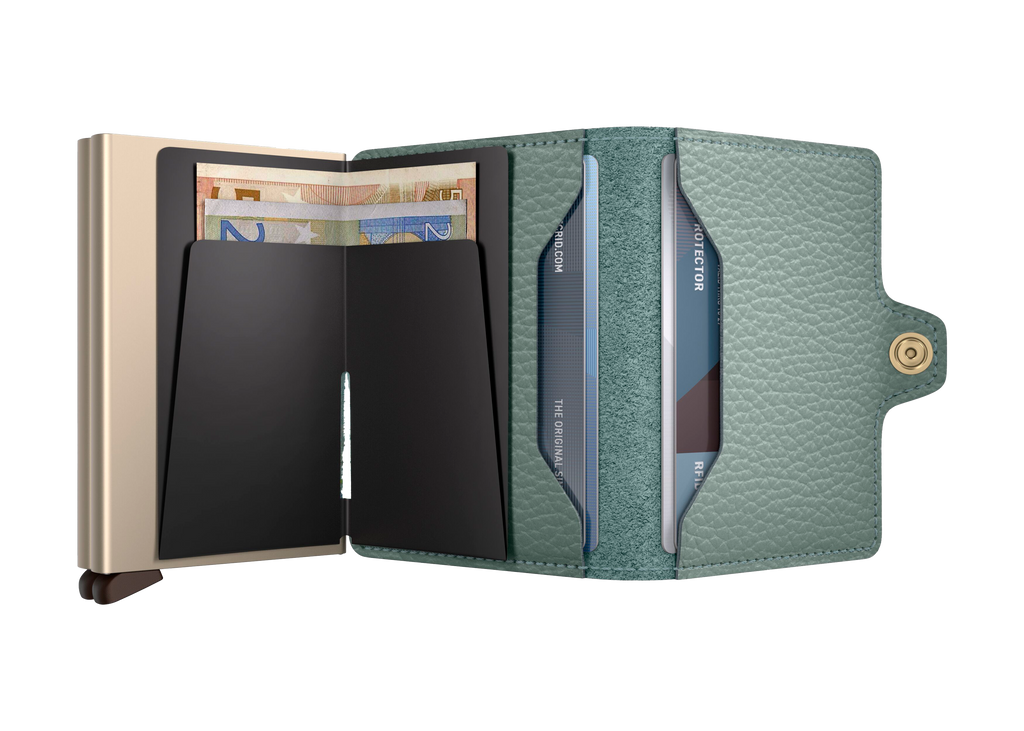 Twinwallet Pebble Sea Green