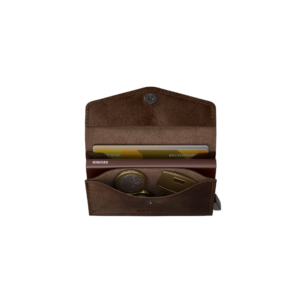 Envelope Wallet Vintage Chocolate