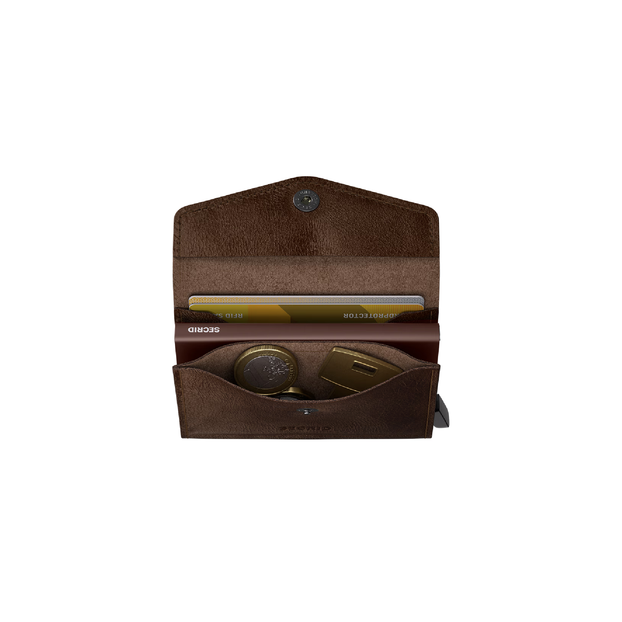 Envelope Wallet Vintage Chocolate