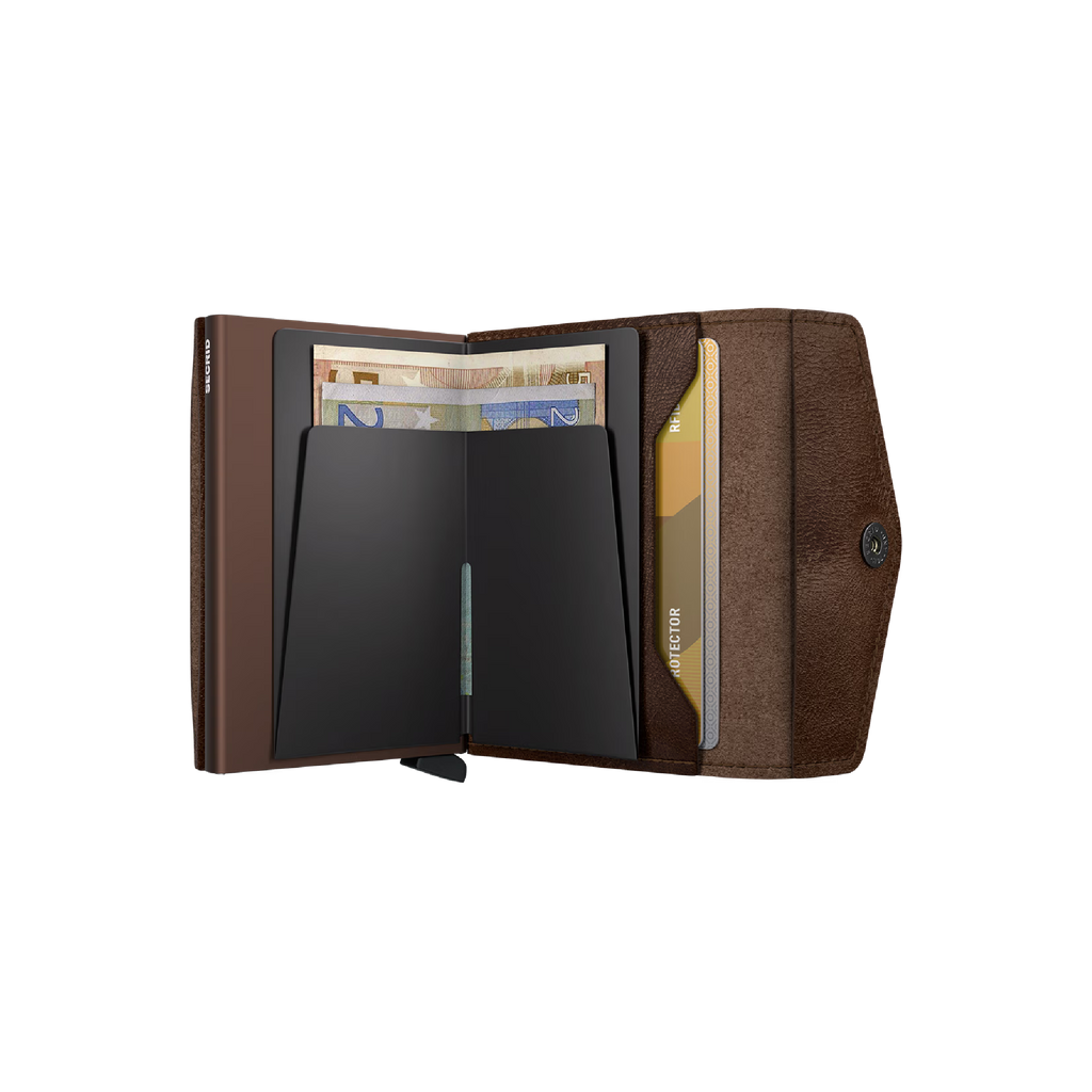 Envelope Wallet Vintage Chocolate
