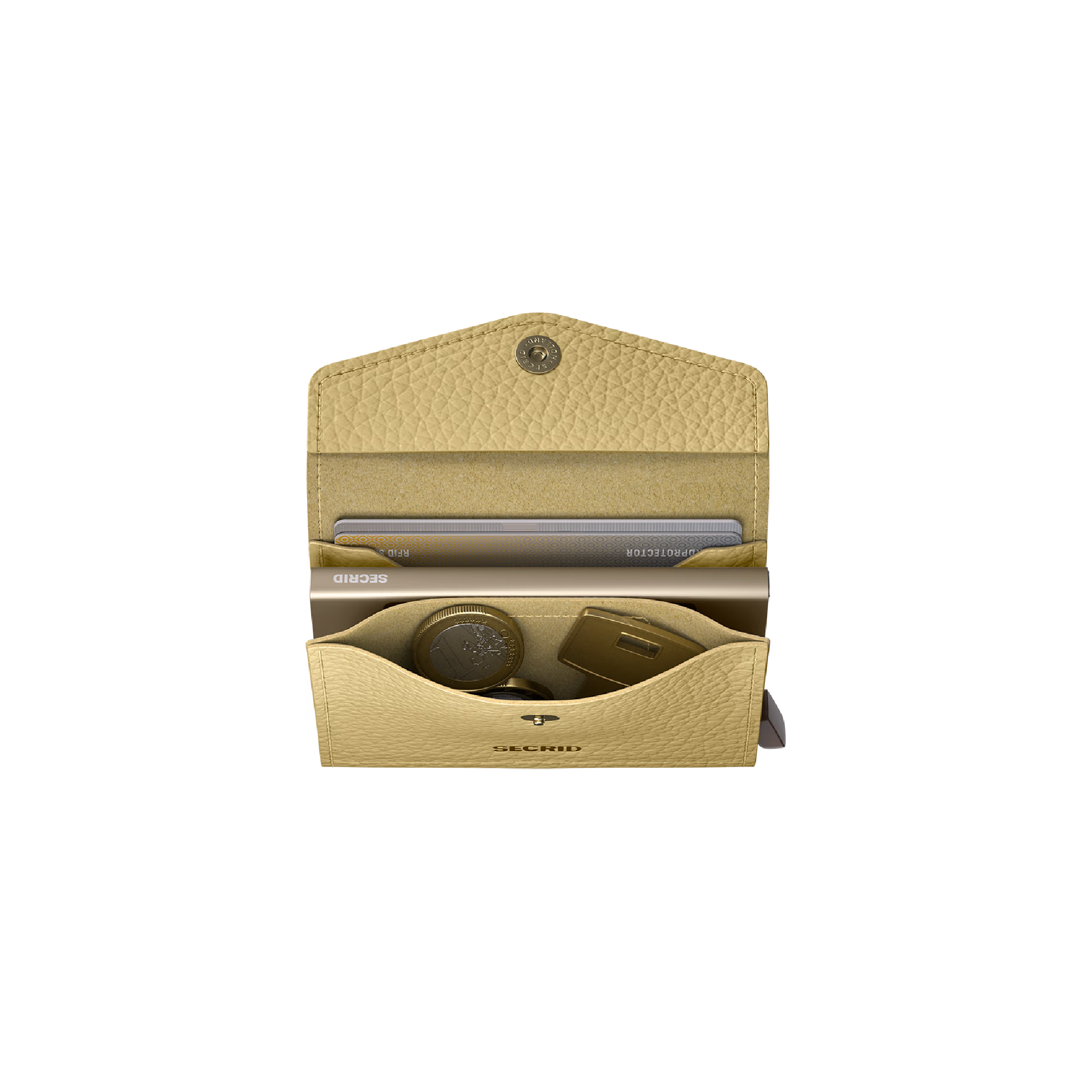 Envelope Wallet Pebble Butter Yellow
