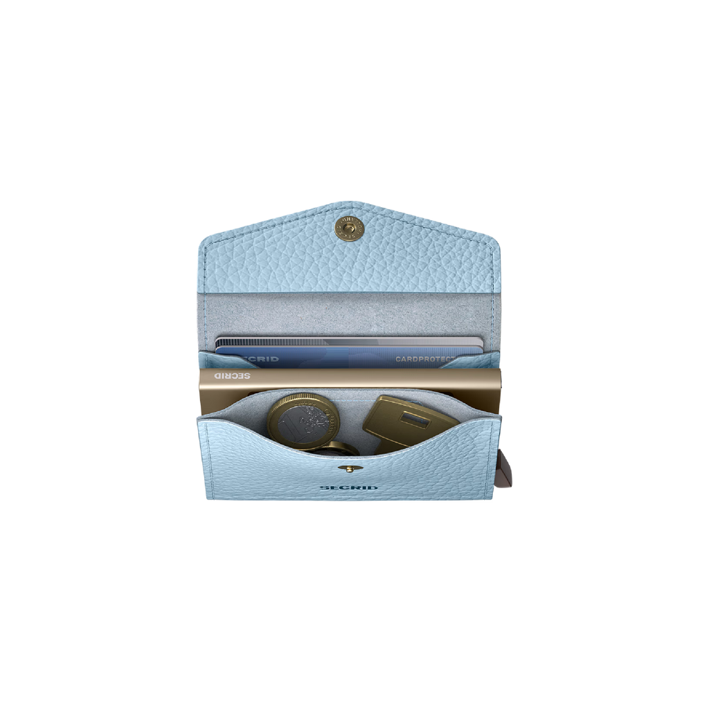 Envelope Wallet Pebble Ice Blue