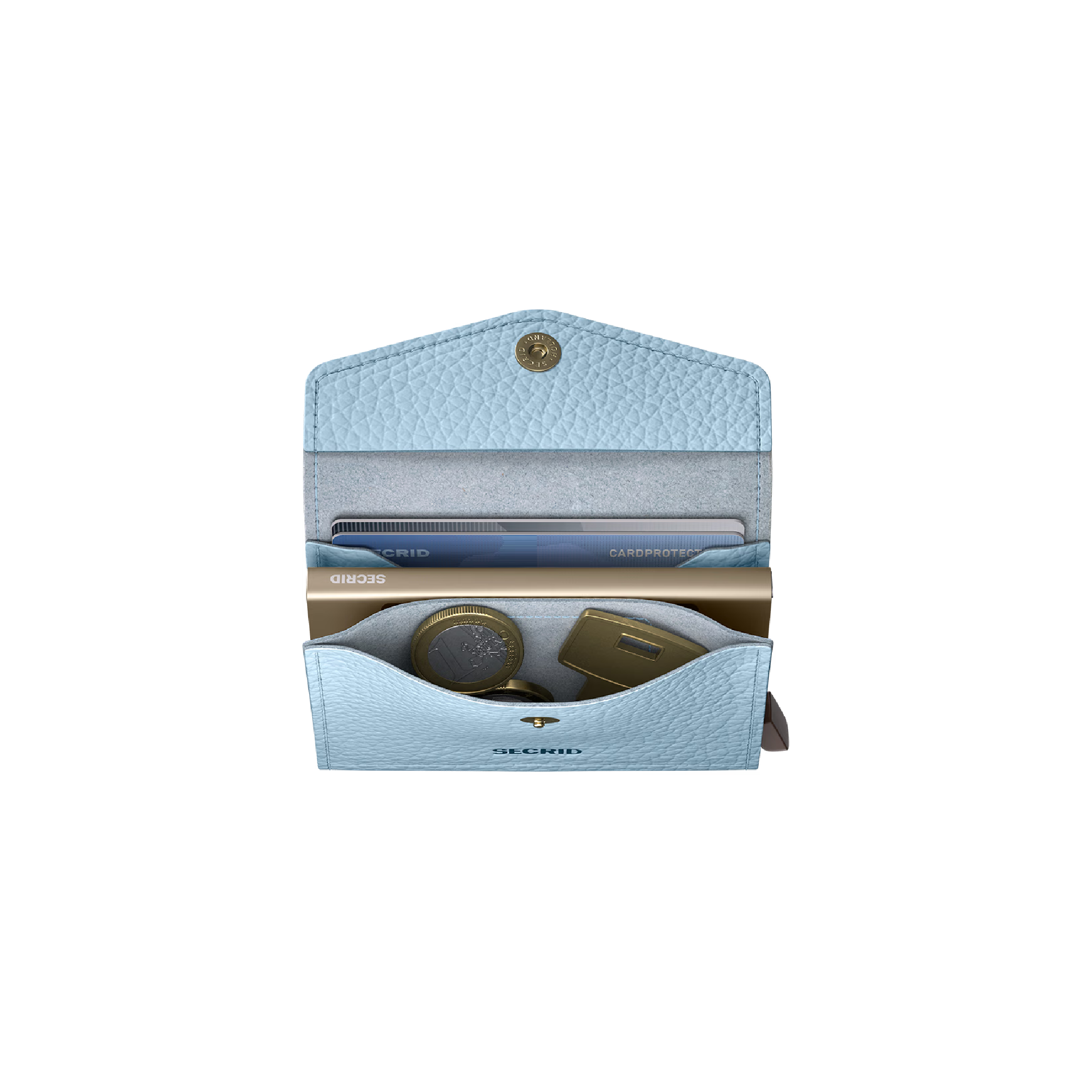 Envelope Wallet Pebble Ice Blue