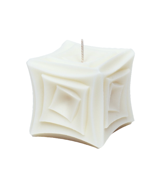Sculptural Candle - Lovely Soap (Rose)