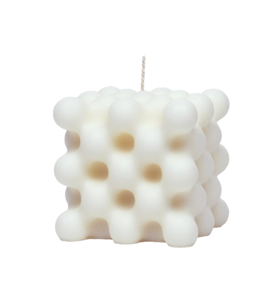 Sculptural Candle - Lovely Soap (Milk)
