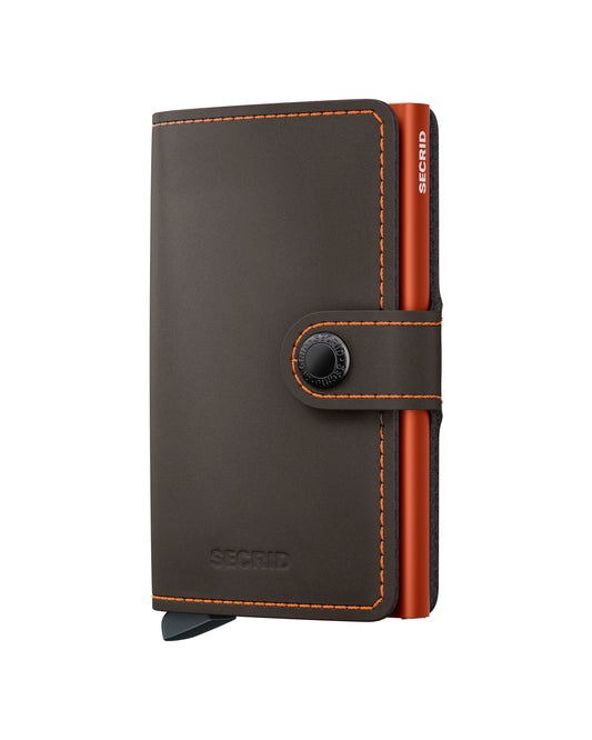 Miniwallet Matte Truffle Orange