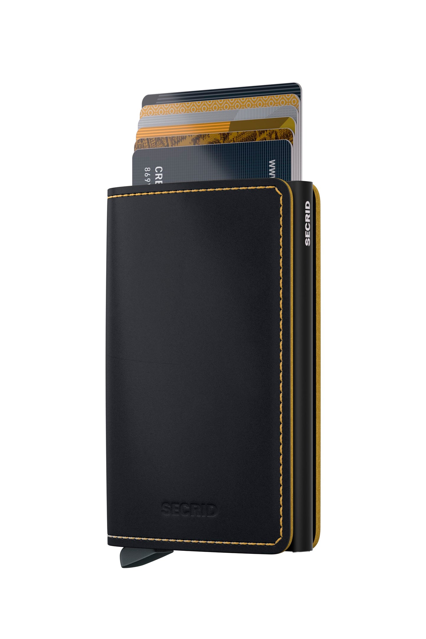 Slimwallet Matte Black Ochre