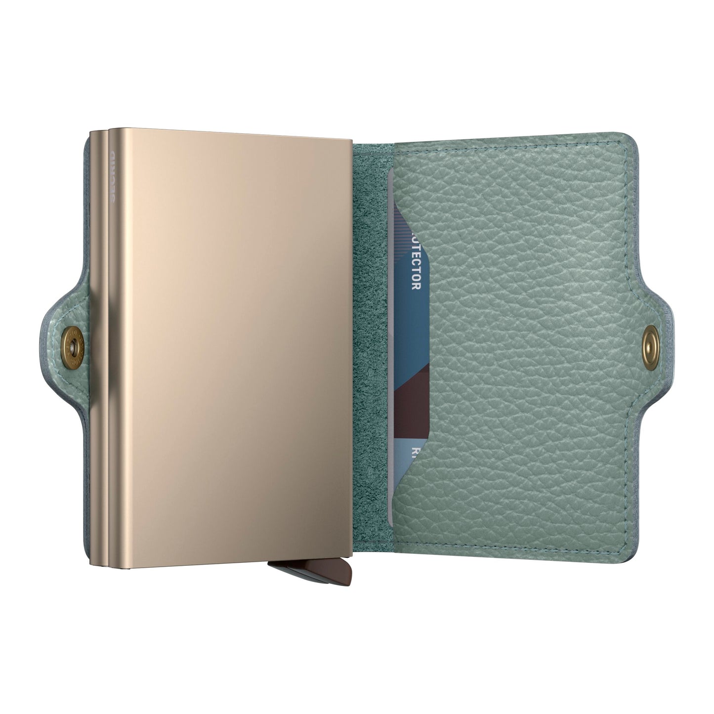 Twinwallet Pebble Sea Green