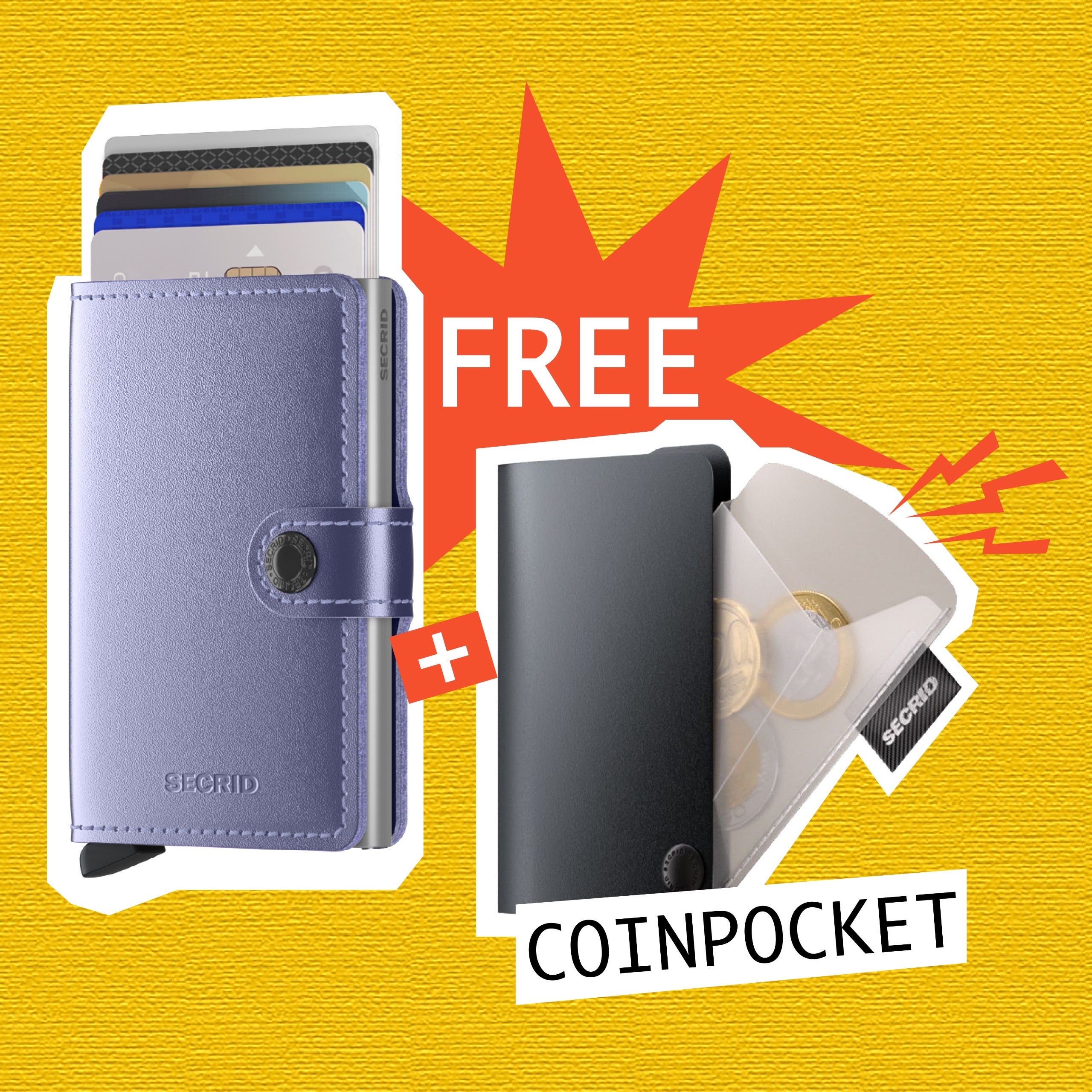 【 Miniwallet 限時優惠 】Metallic Lila 送 Coinpocket 一個