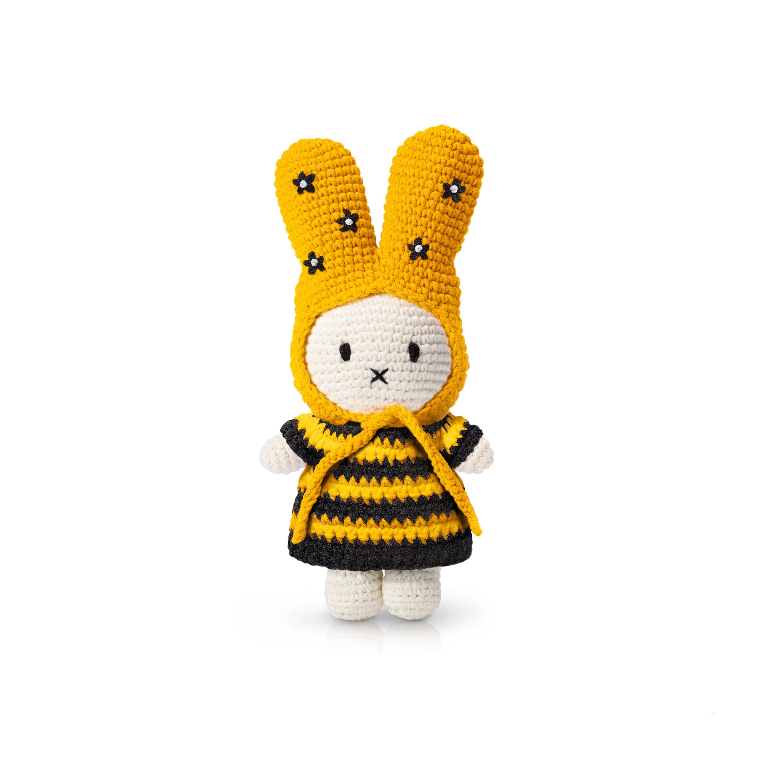 Miffy | Striped Bee Dress + Hat Doll