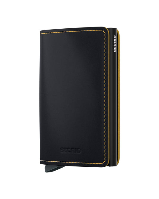 Slimwallet Matte Black Ochre