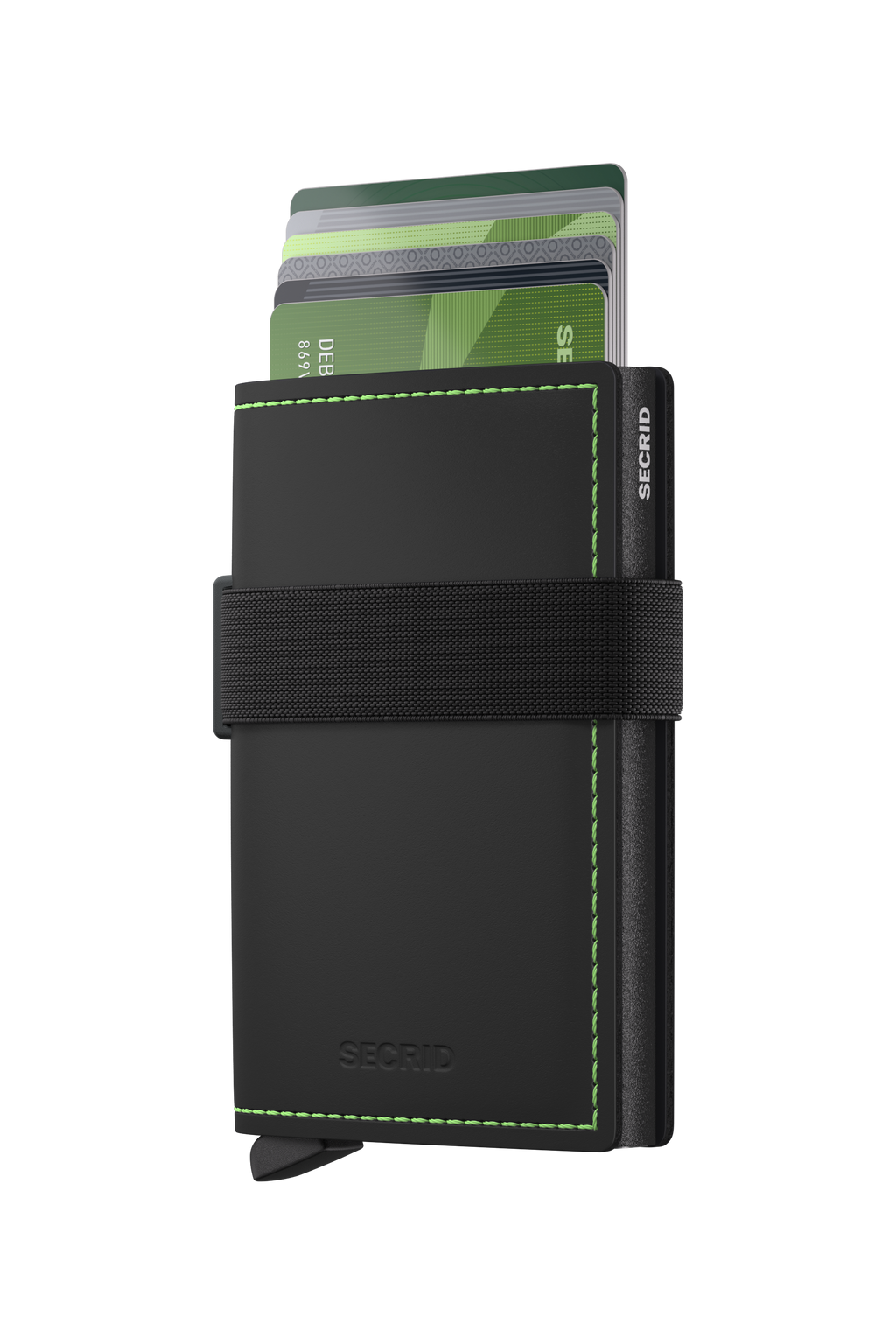 Bandwallet Matte Black & Green