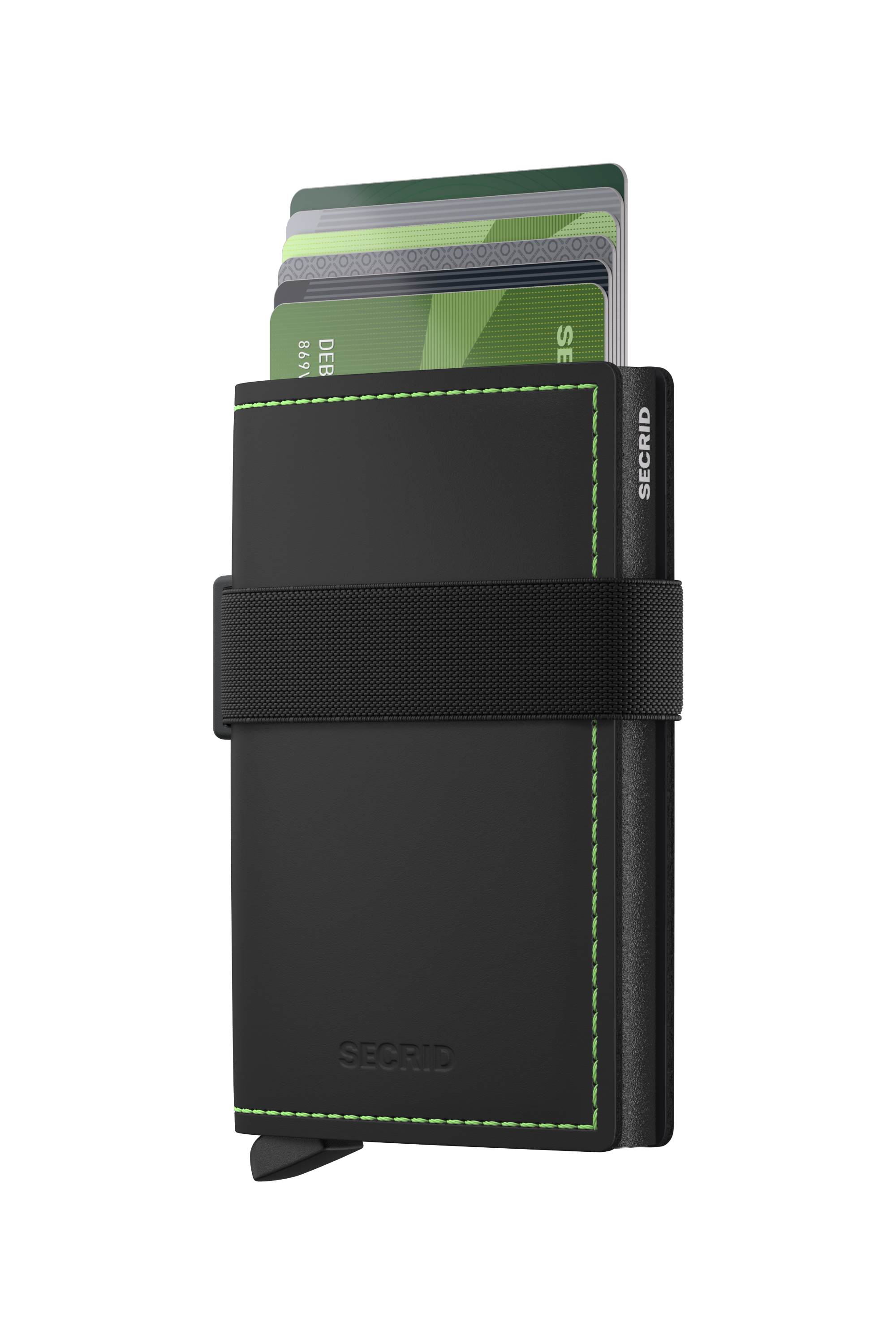 Bandwallet Matte Black & Green