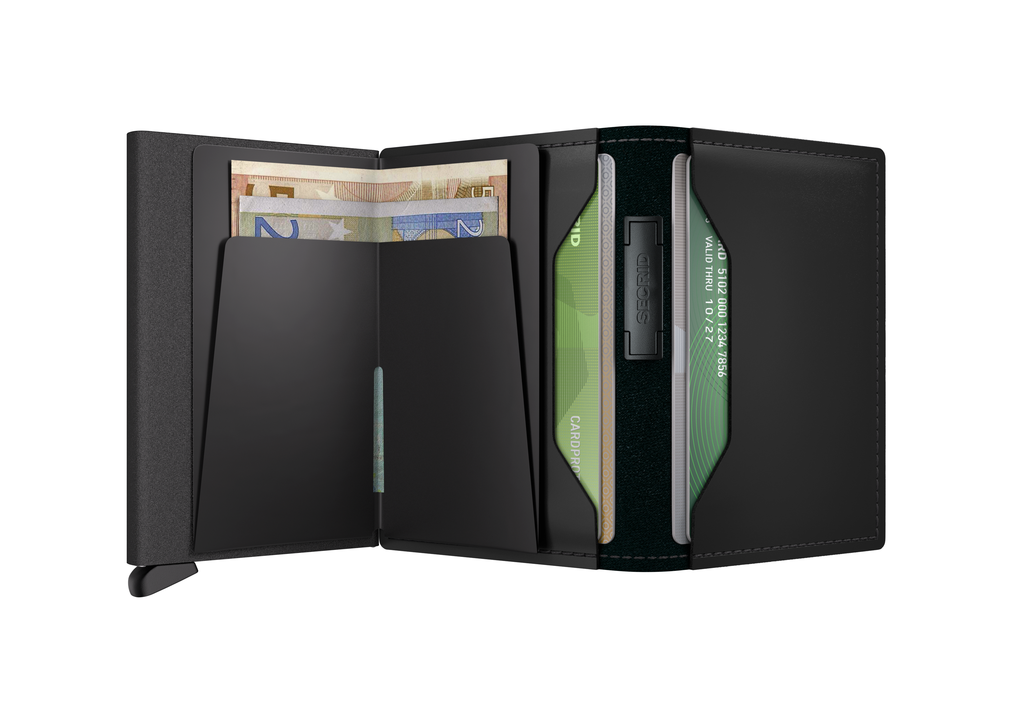 Bandwallet Matte Black & Green