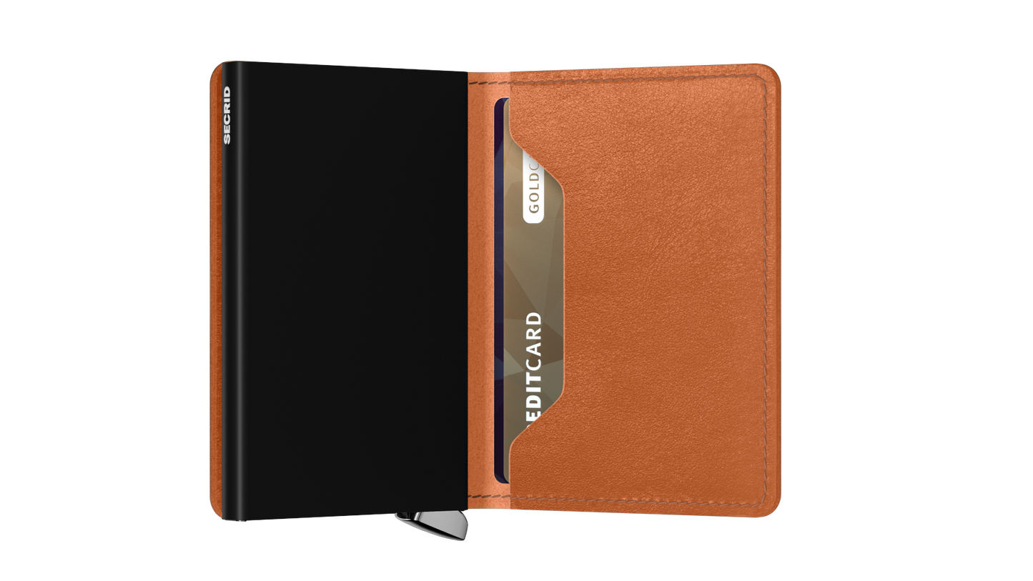 Premium Slimwallet Basco Cognac