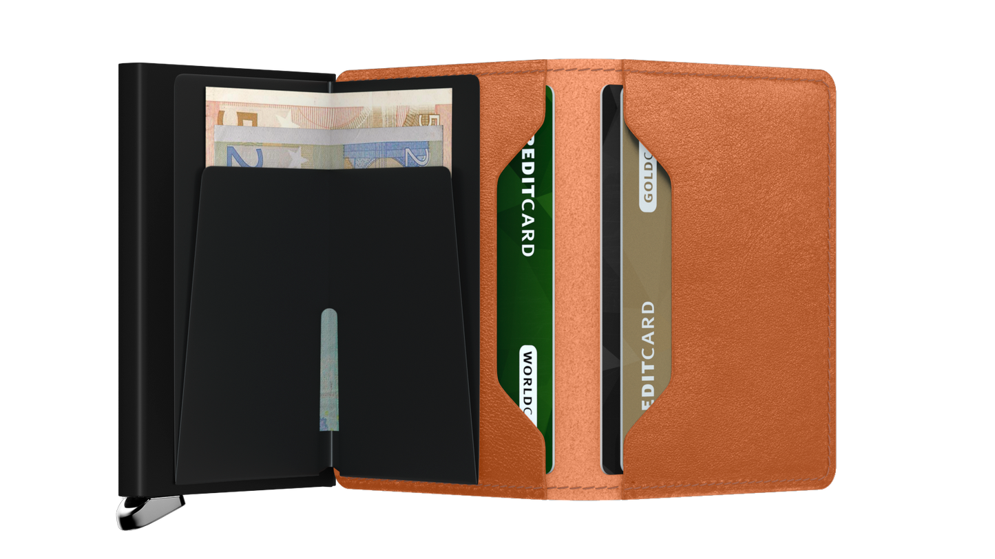 Premium Slimwallet Basco Cognac