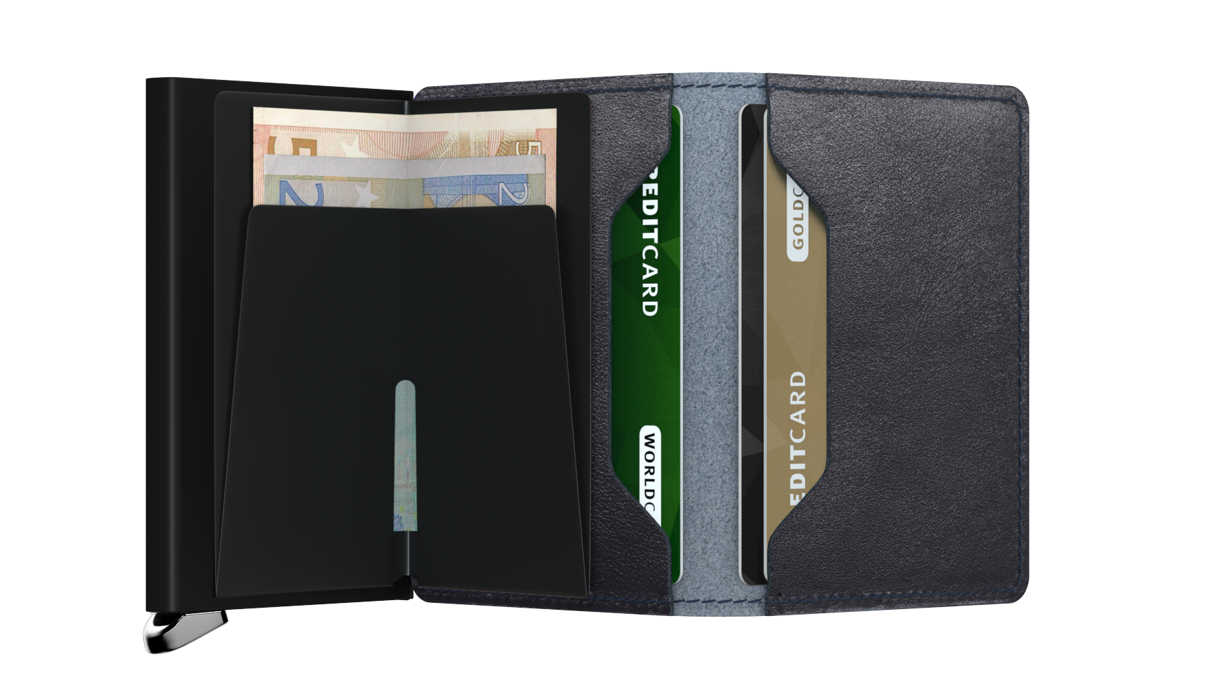 Premium Slimwallet Basco Navy
