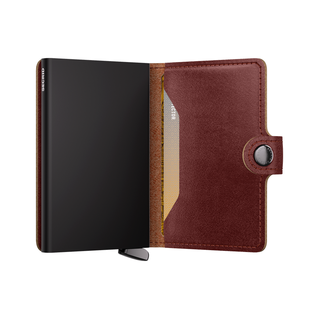 Premium Miniwallet Basco Brown+