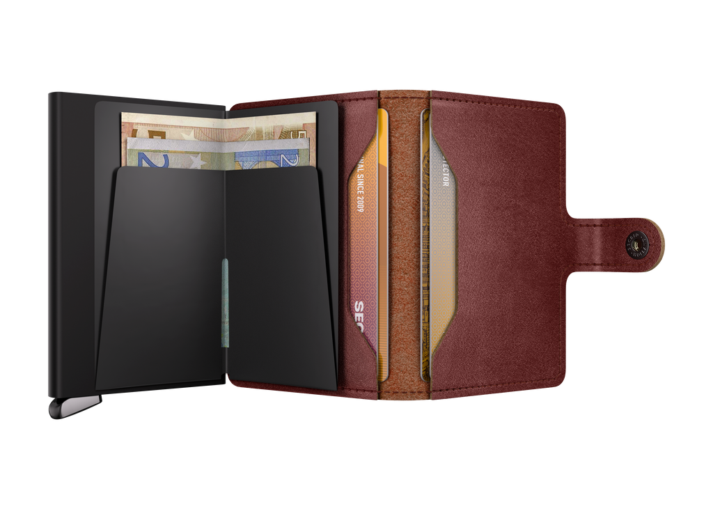 Premium Miniwallet Basco Brown+