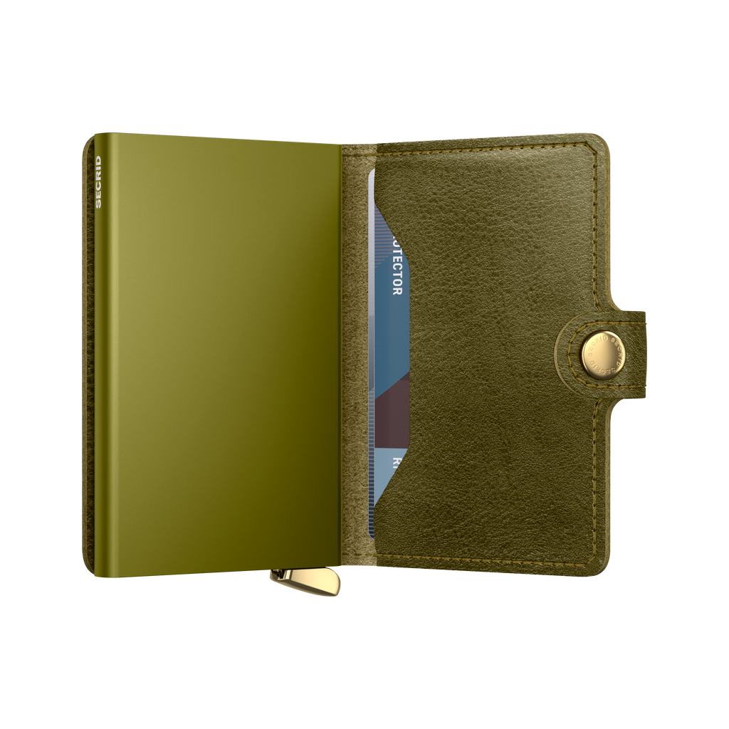 Premium Miniwallet Basco Olive+