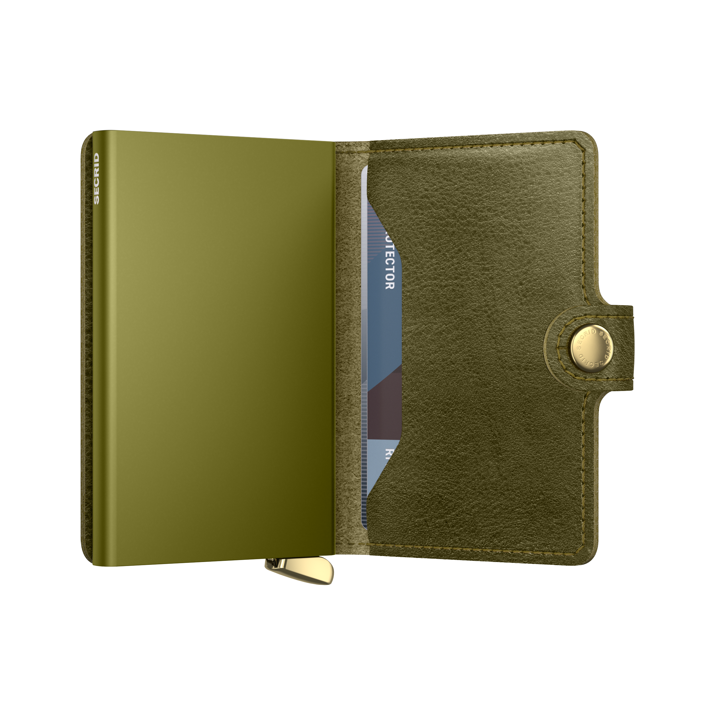 Premium Miniwallet Basco Olive+