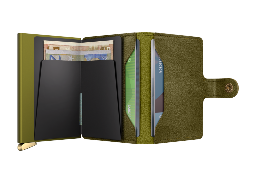 Premium Miniwallet Basco Olive+