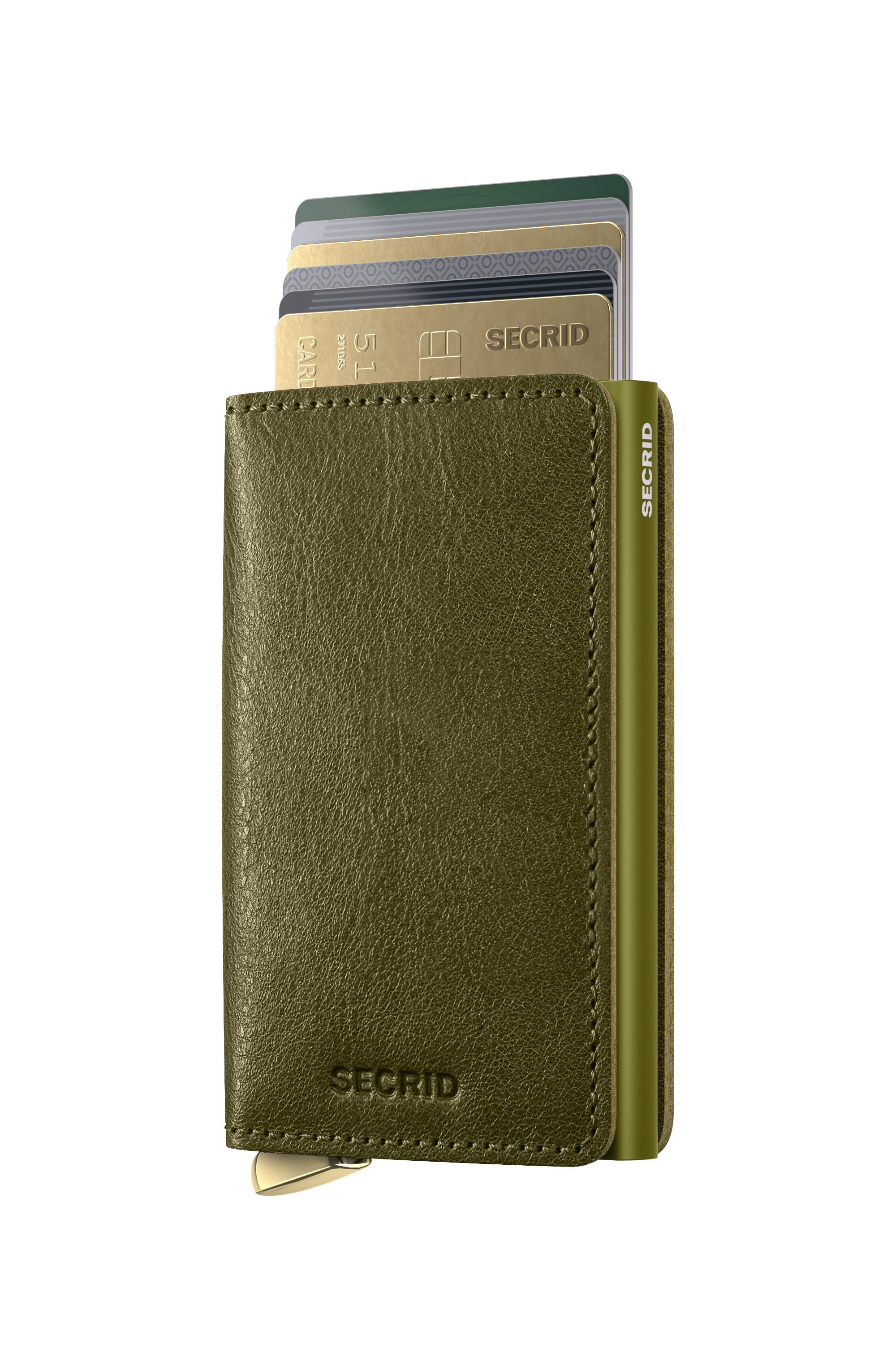 Premium Slimwallet Basco Olive+