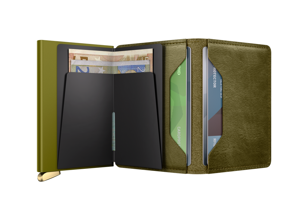 Premium Slimwallet Basco Olive+