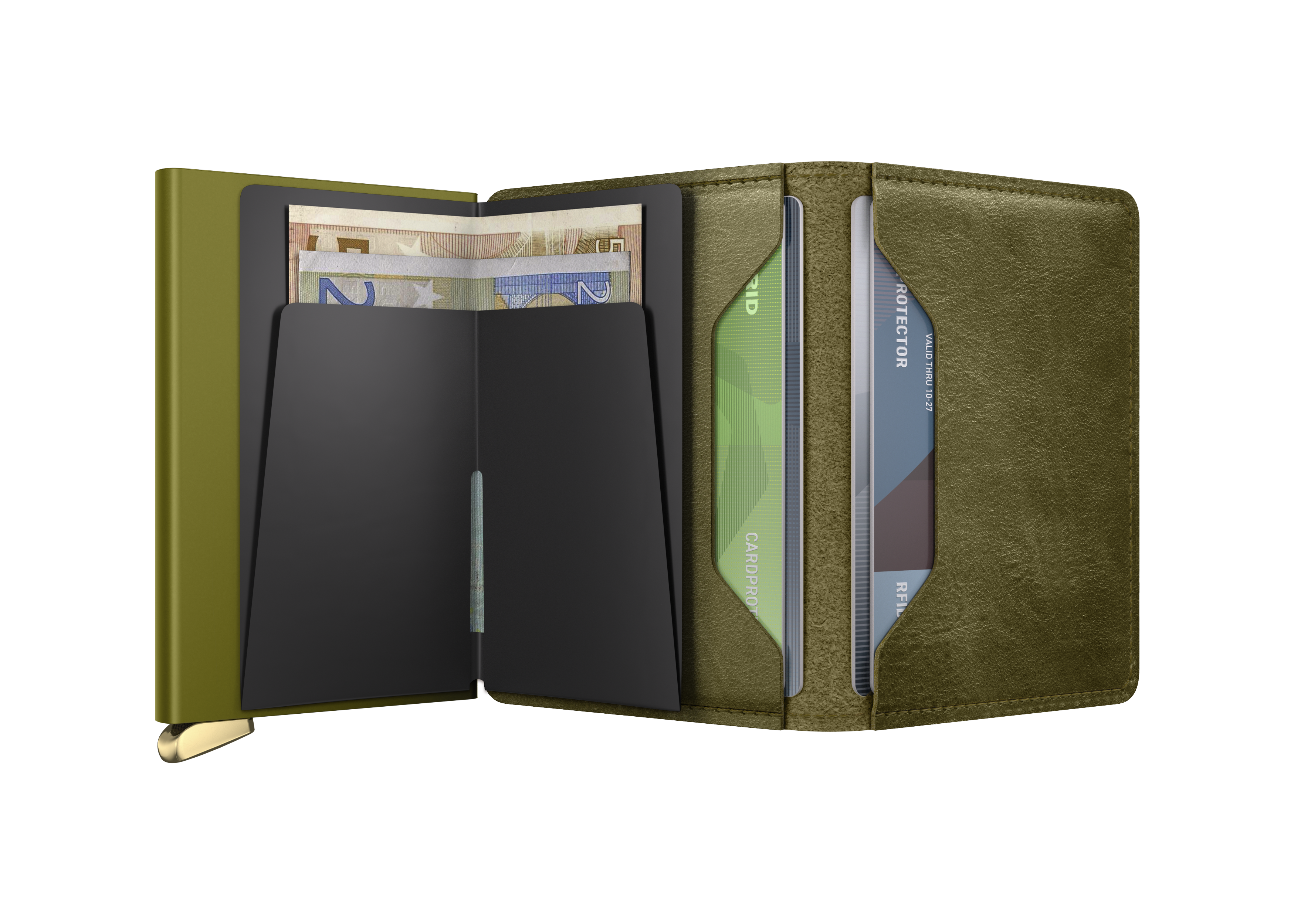 Premium Slimwallet Basco Olive+