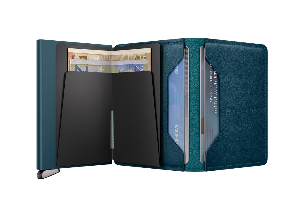 Premium Slimwallet Basco Teal+