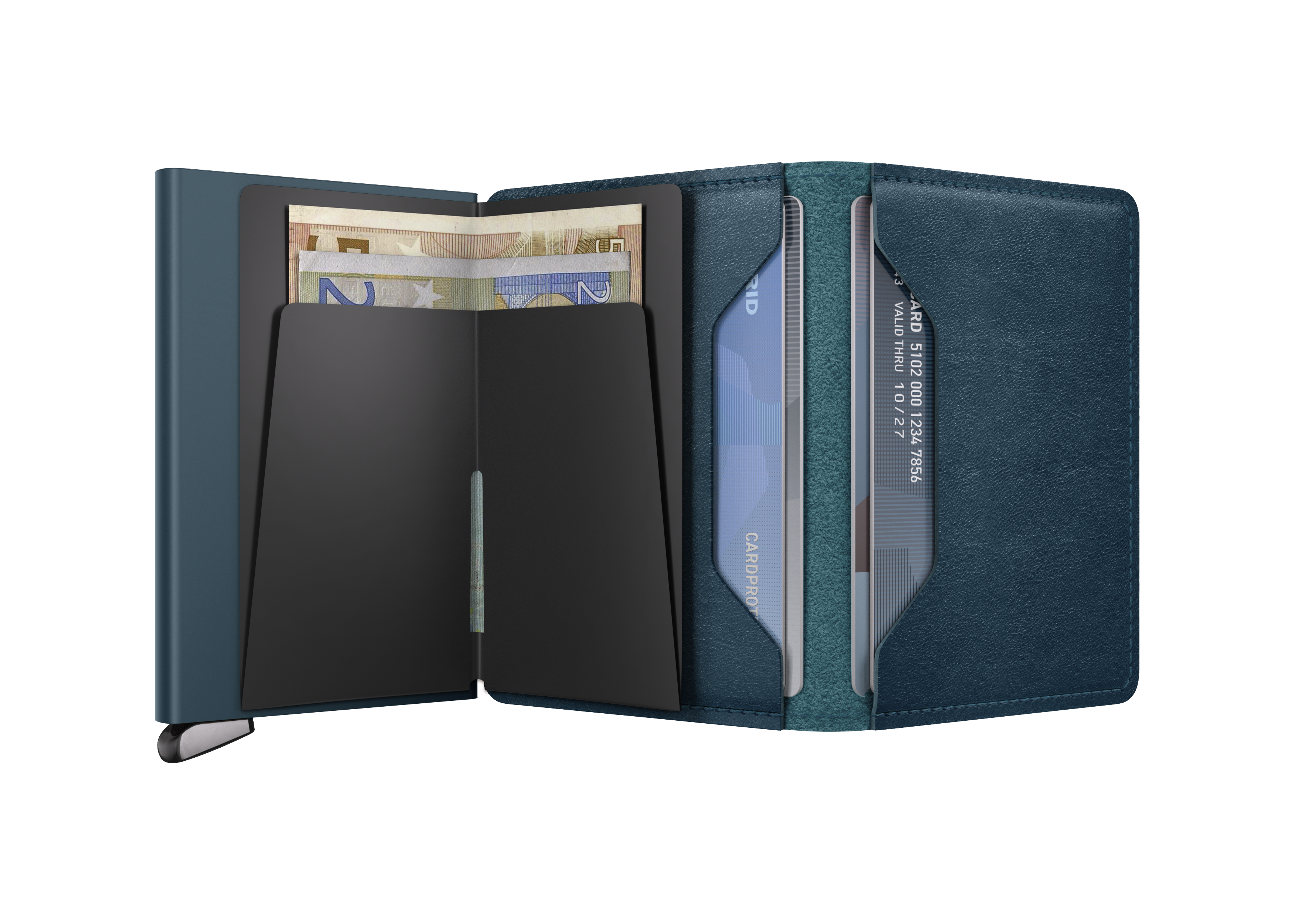Premium Slimwallet Basco Teal+