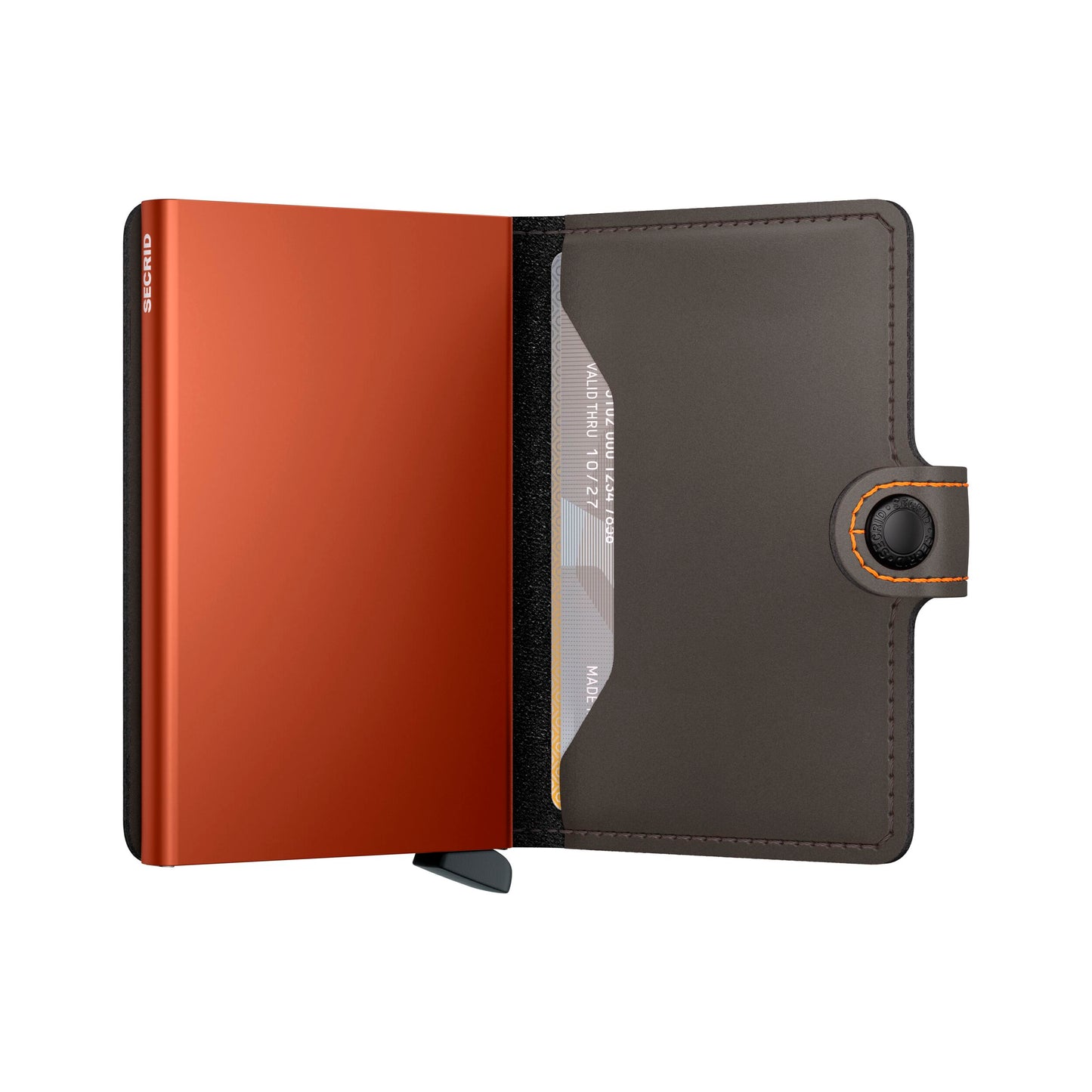 Miniwallet Matte Truffle Orange