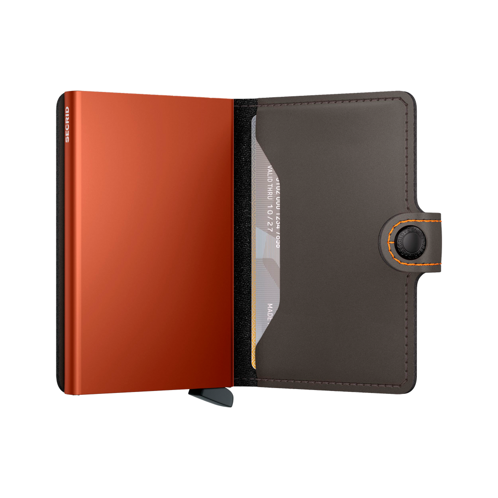 Miniwallet Matte Truffle Orange
