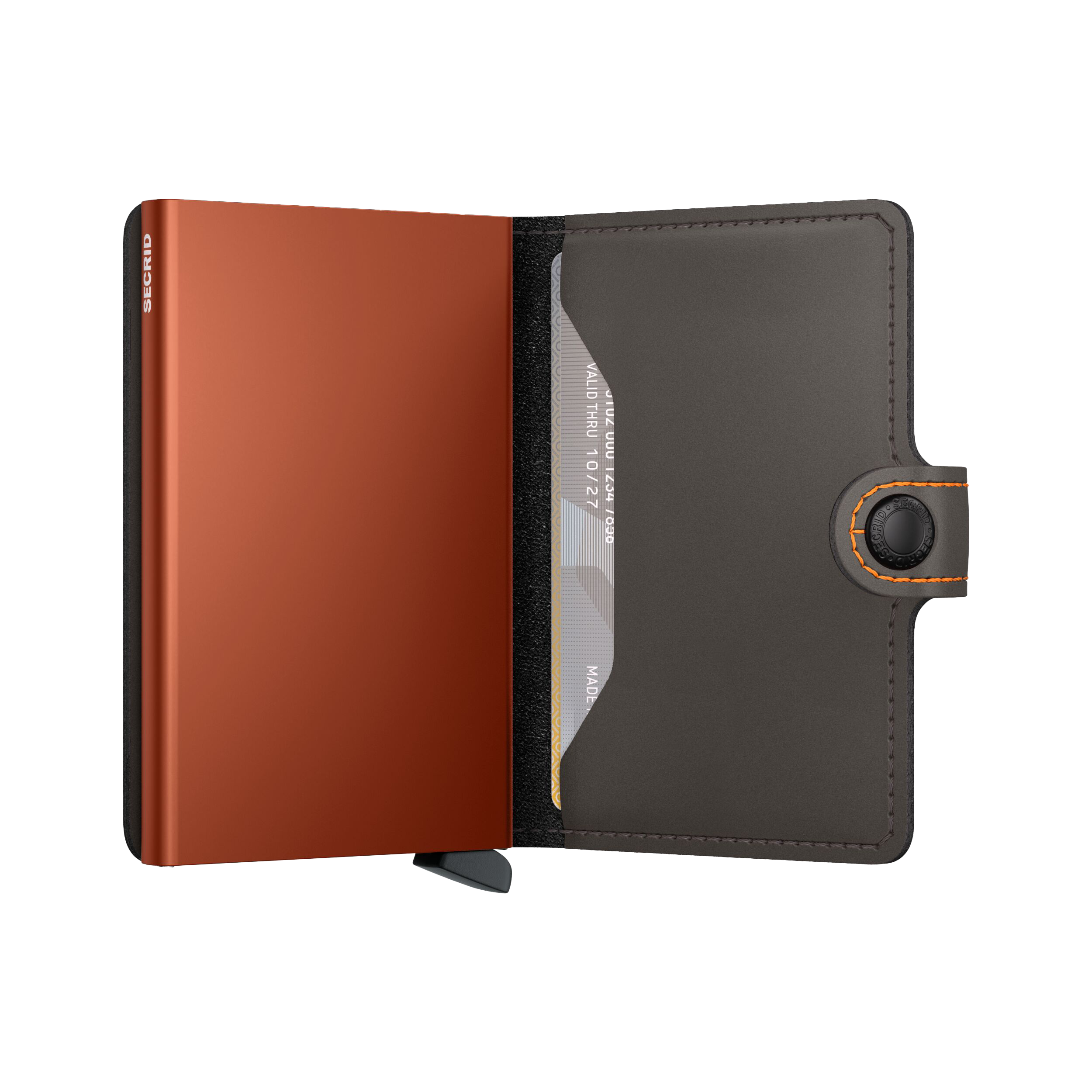 Miniwallet Matte Truffle Orange