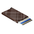 Cardprotector Laser Tartan Brown