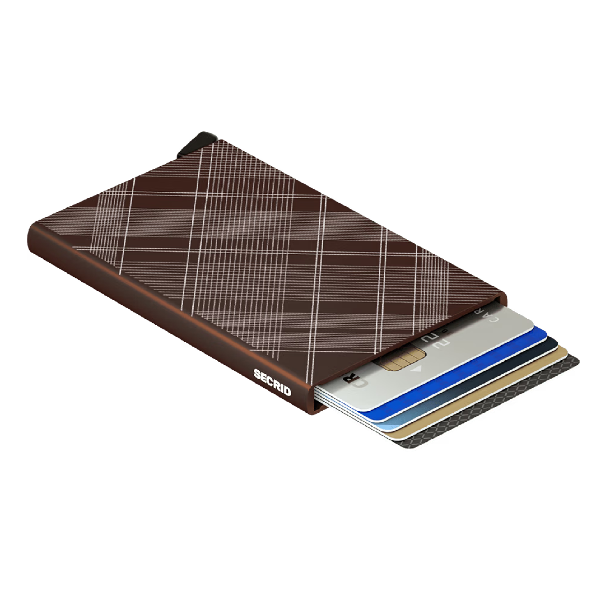 Cardprotector Laser Tartan Brown