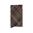 Cardprotector Laser Tartan Brown