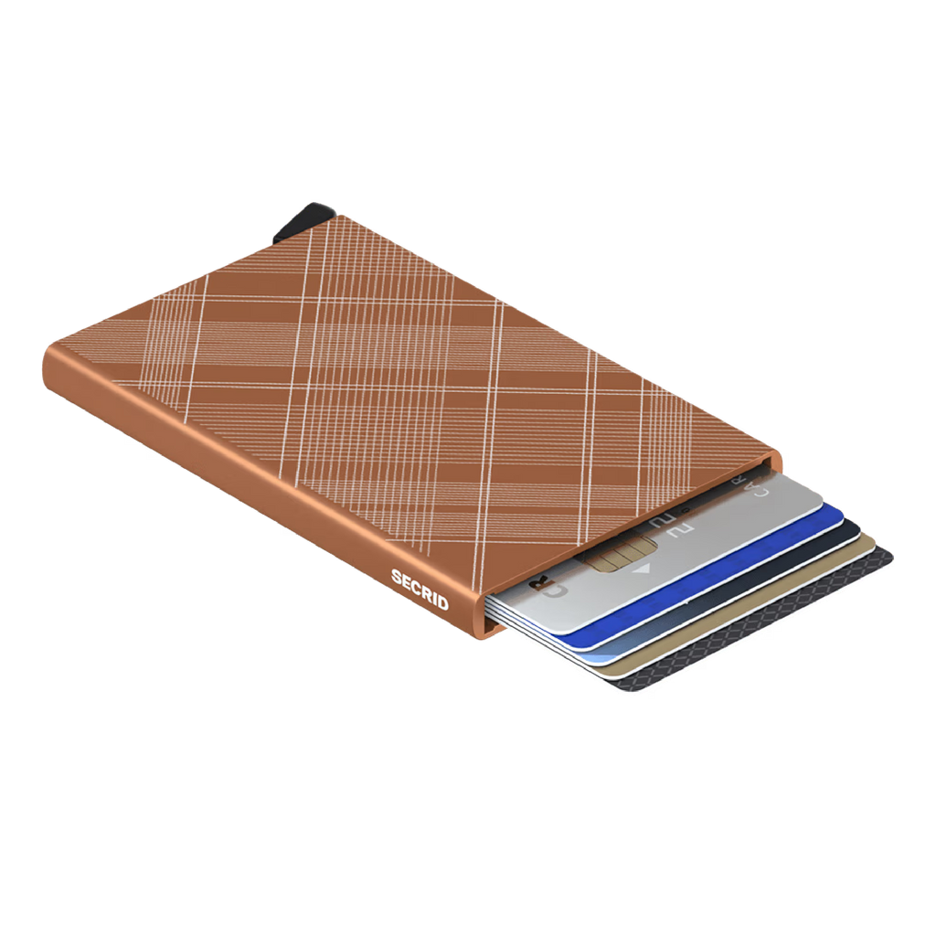 Cardprotector Laser Tartan Rust