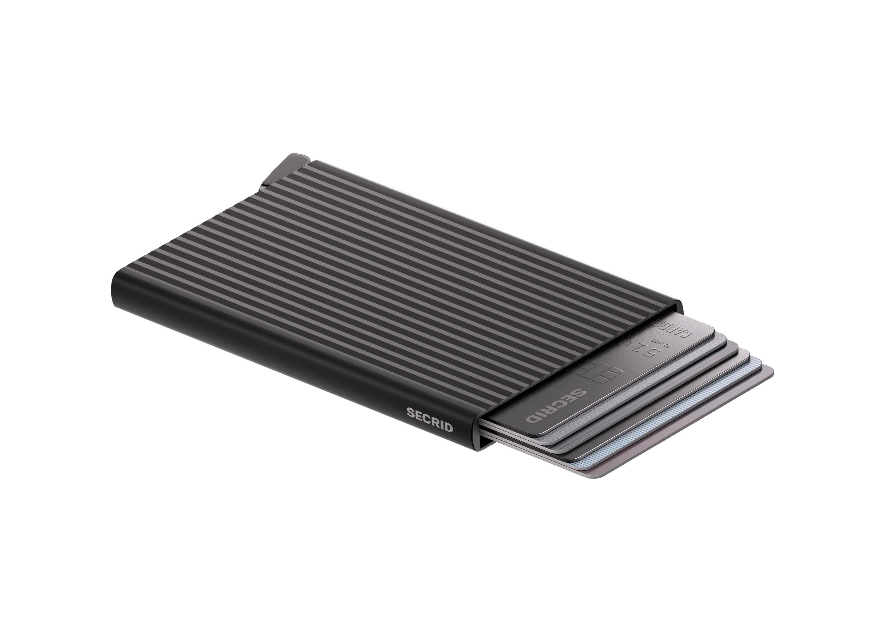 Cardprotector Fluted Black+