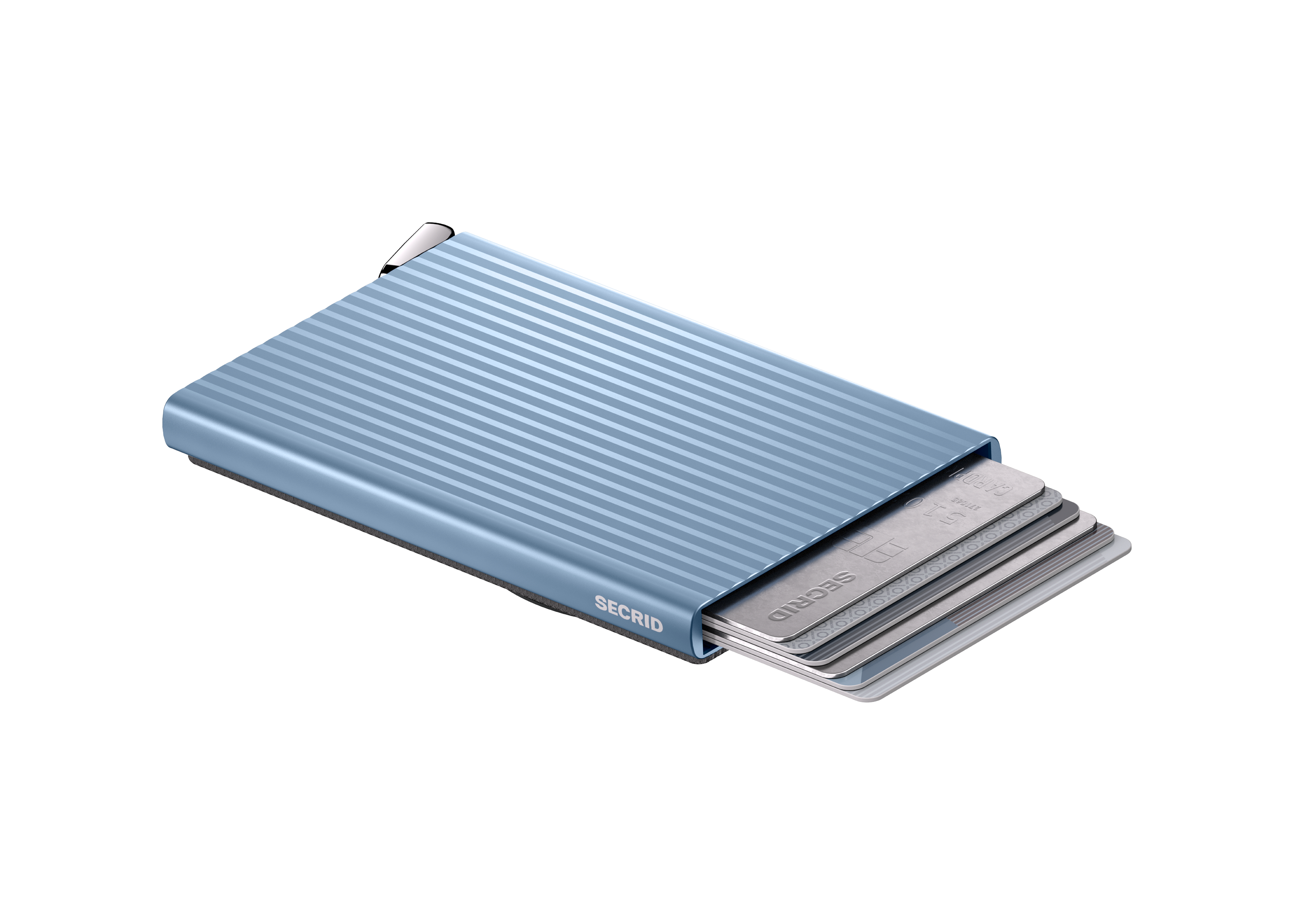 Premium Cardprotector Fluted for MagSafe Ice Blue+