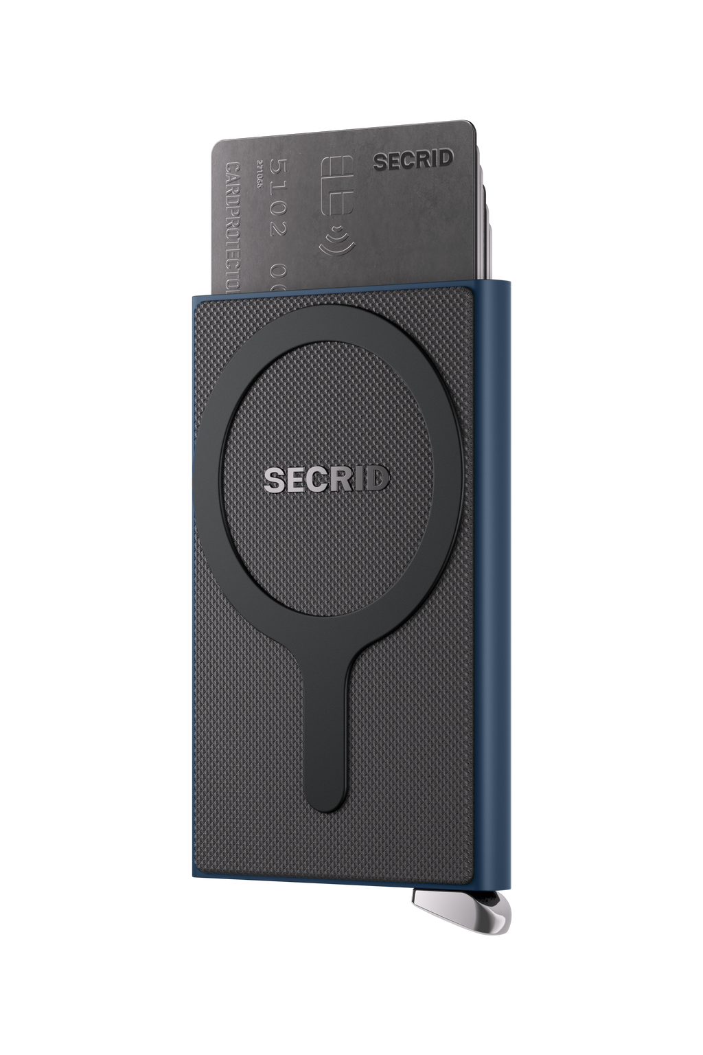 Premium Cardprotector Fluted for MagSafe Navy+