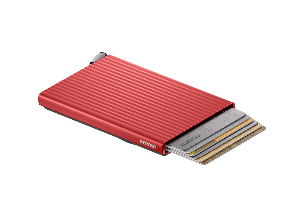 Premium Cardprotector Fluted for MagSafe Red+