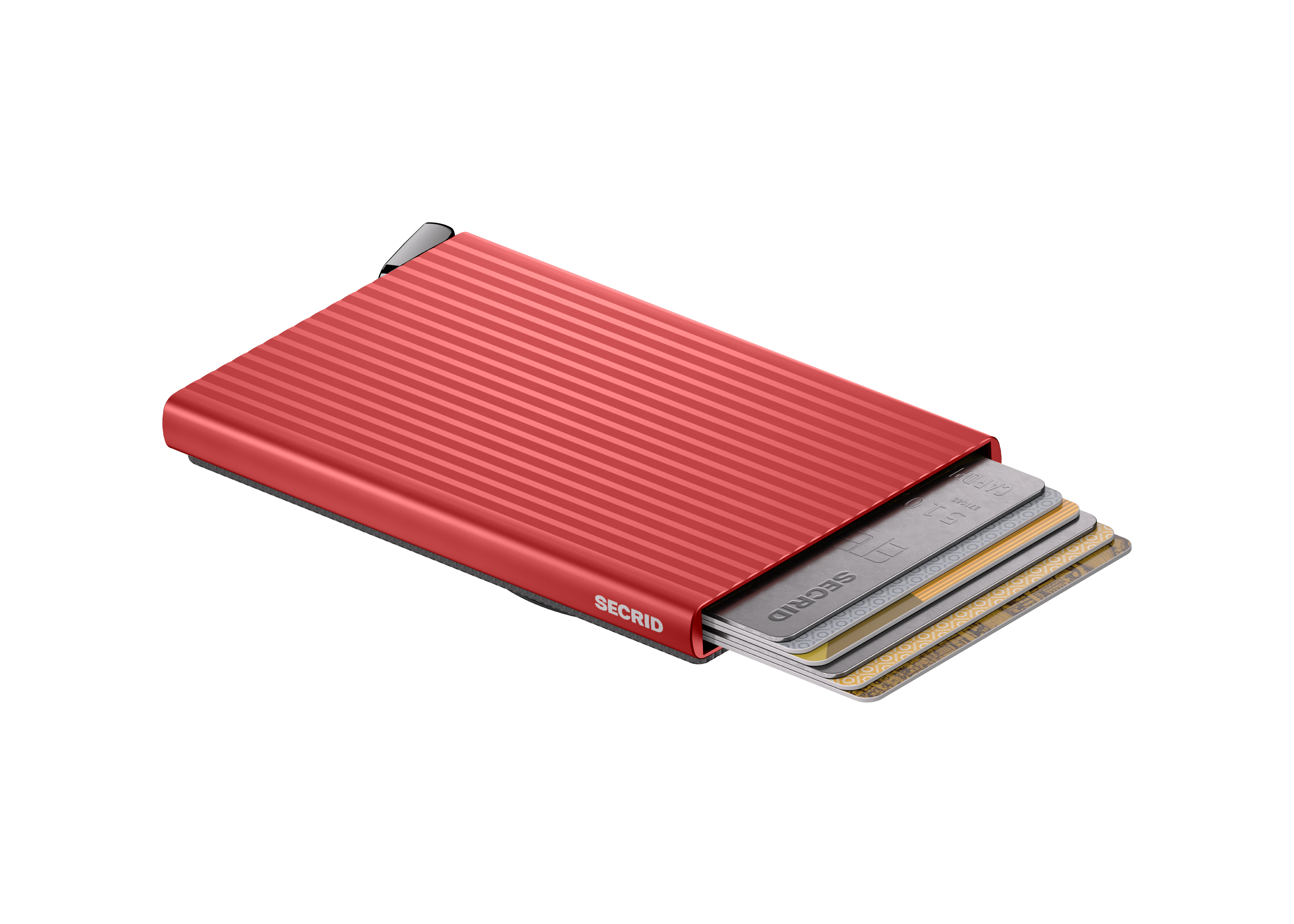 Premium Cardprotector Fluted for MagSafe Red+