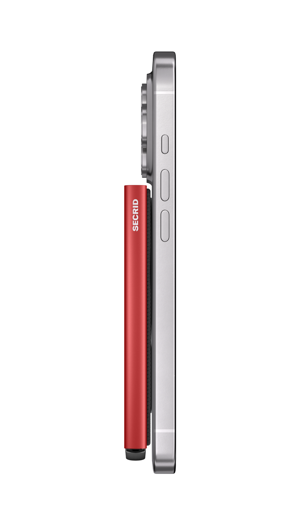 Premium Cardprotector Fluted for MagSafe Red+