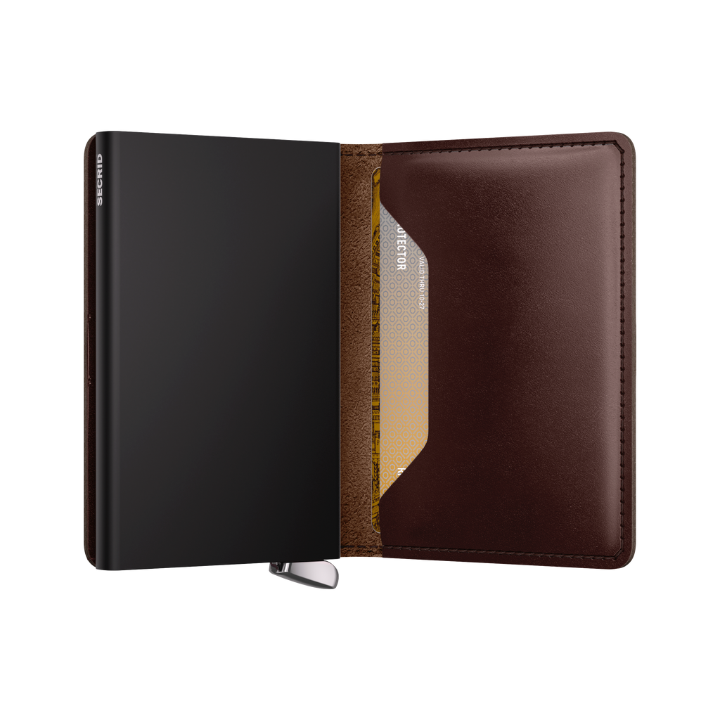 Premium Slimwallet Dusk Dark Brown+