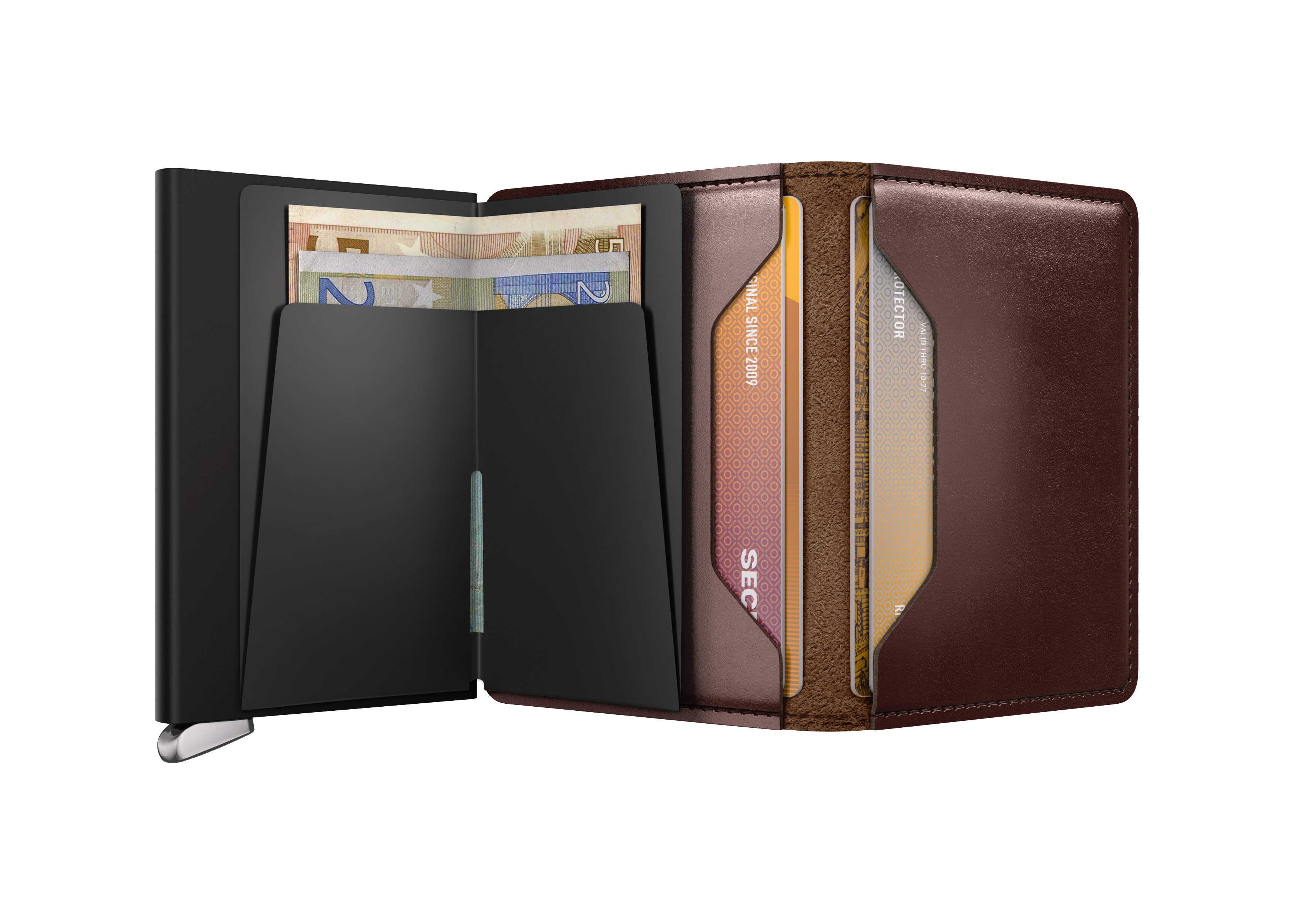 Premium Slimwallet Dusk Dark Brown+