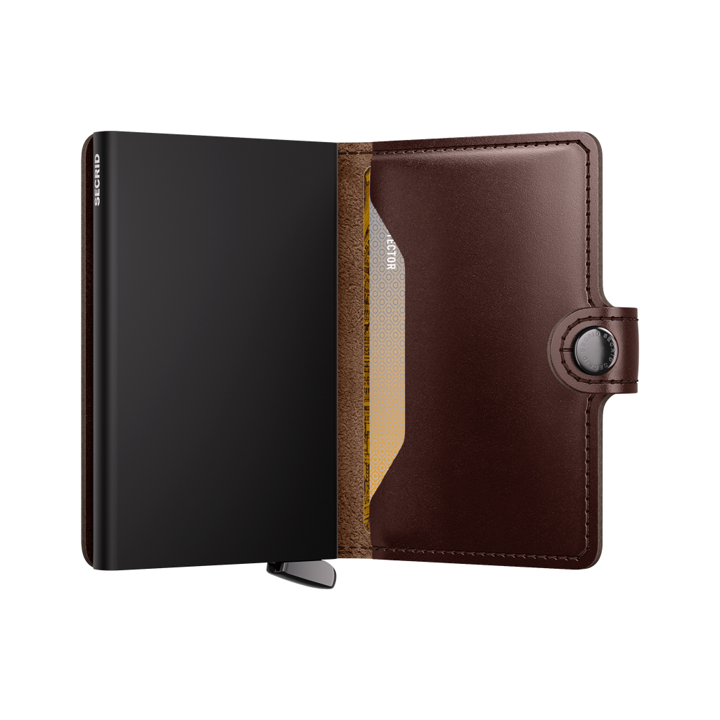Premium Miniwallet Dusk Brown Black+